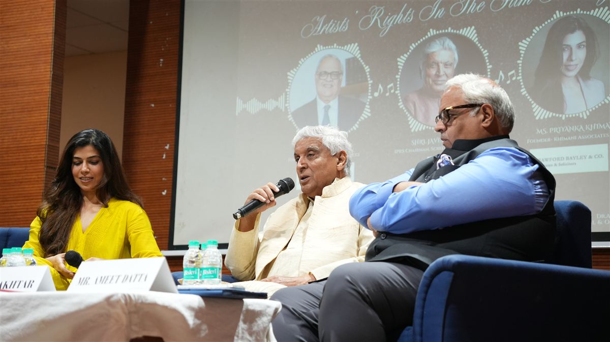 Panel: Shri Javed Akhtar, Ms. Priyanka Khimani & Mr. Ameet Datta